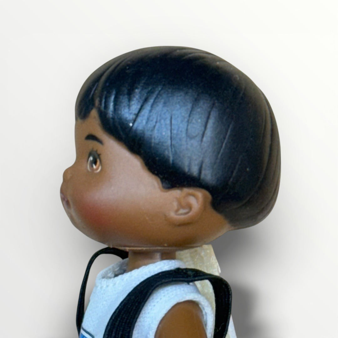 Vintage Mattel Barbie Teacher Heart Family African American Toddler Boy Doll