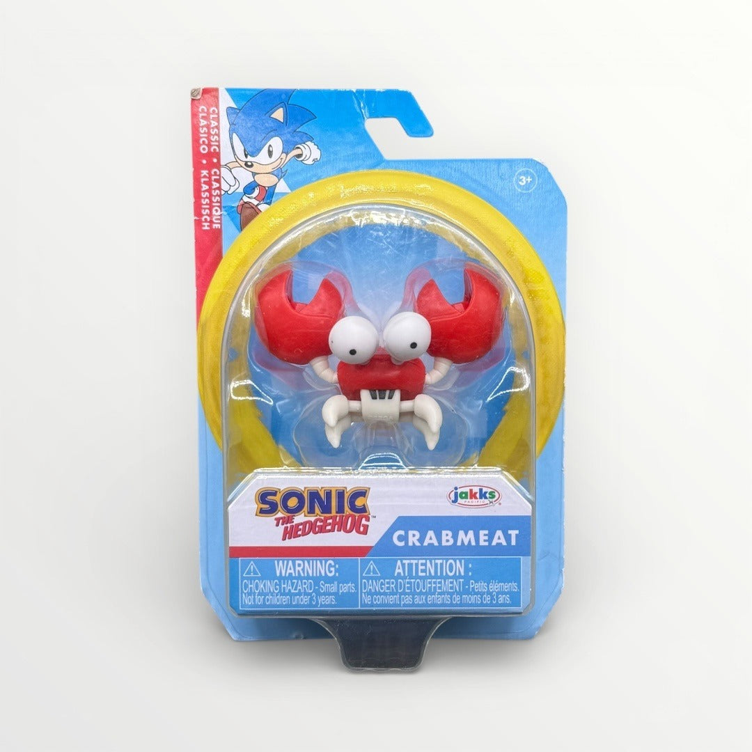 Sonic the Hedgehog Crabmeat 2.5" Figure Jakks Pacific Sealed New on Card