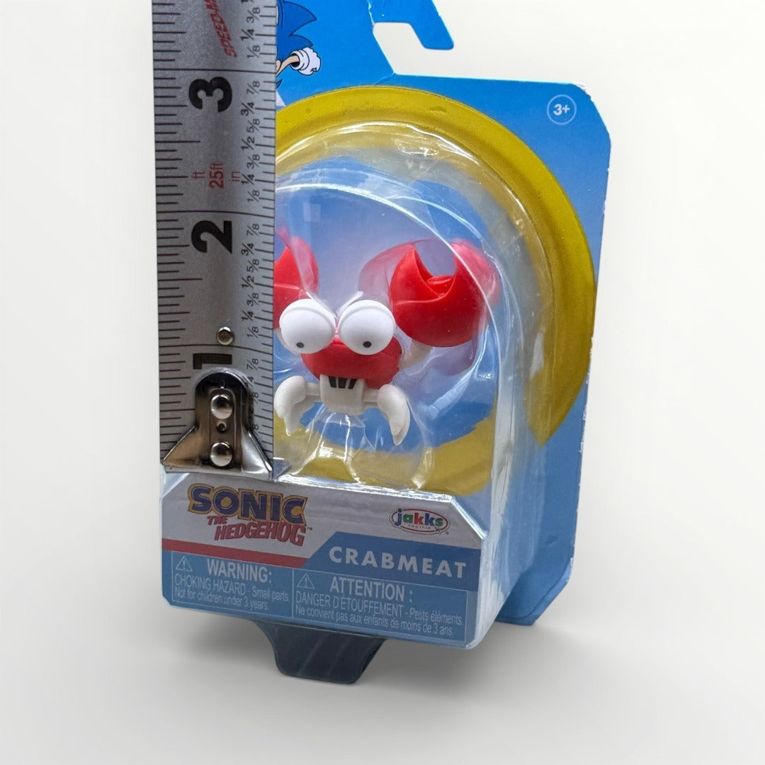 Sonic the Hedgehog Crabmeat 2.5" Figure Jakks Pacific Sealed New on Card