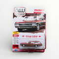 Auto World 1970 Chevy Kingswood Estate Wagon 1:64 Diecast Premium Cranberry Red