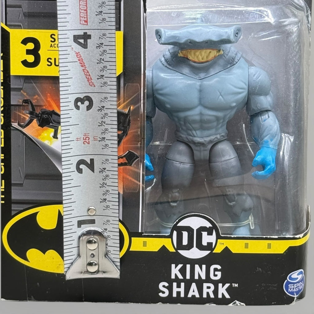 DC Batman The Caped Crusader King Shark 4” Action Figure Spin Master New