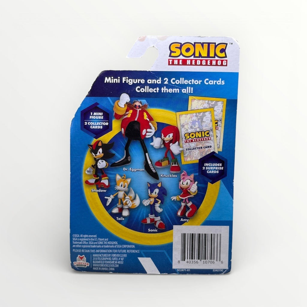 Sonic the Hedgehog Dr Eggman 2.5" Mini Figure w Collector Cards Sealed
