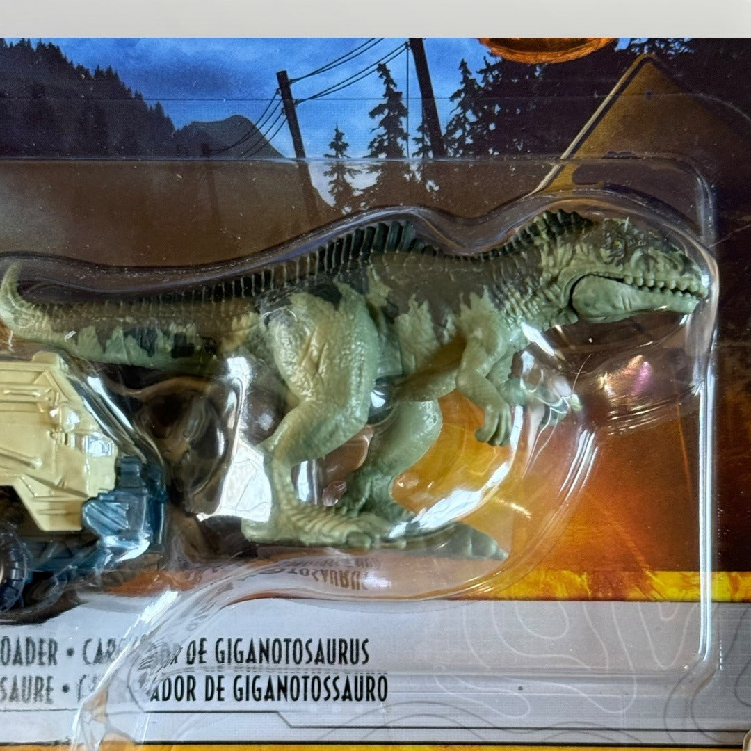 Matchbox Jurassic World Dominion Dino Transport Giganotosaurus Loader 1:64 New