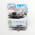 Auto World 1979 Lincoln Continental Lowrider Silver Metallic 1:64 True Scale
