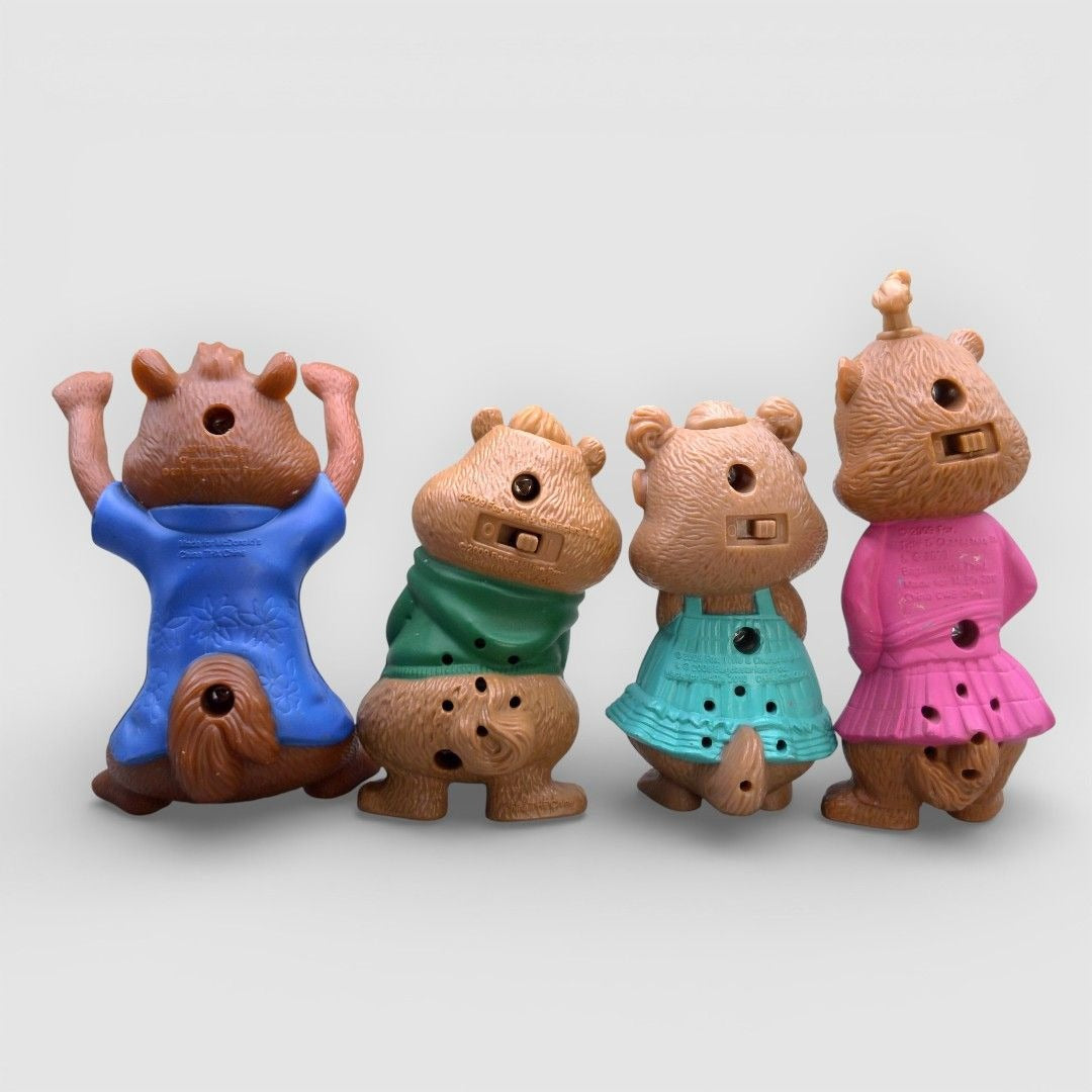 Alvin and the Chipmunks The Squeakquel 2009 McDonalds Figures Simon Theodore Lot