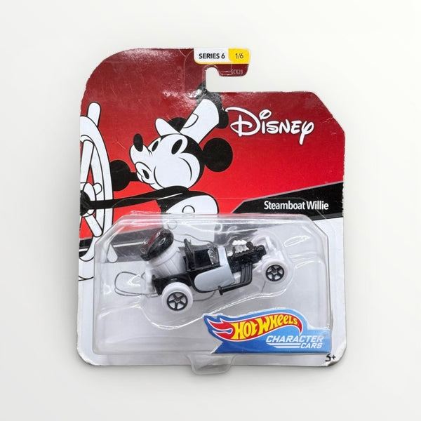 Hot Wheels Disney Steamboat Willie Mickey Mouse Character Car Series 6 1:64